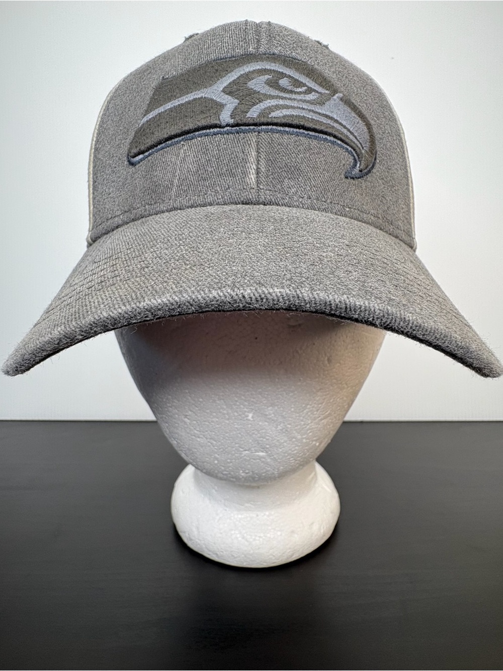 47 Seattle Seahawks Heather Gray Baseball Hat Adjustable Embroidered Logo NFL